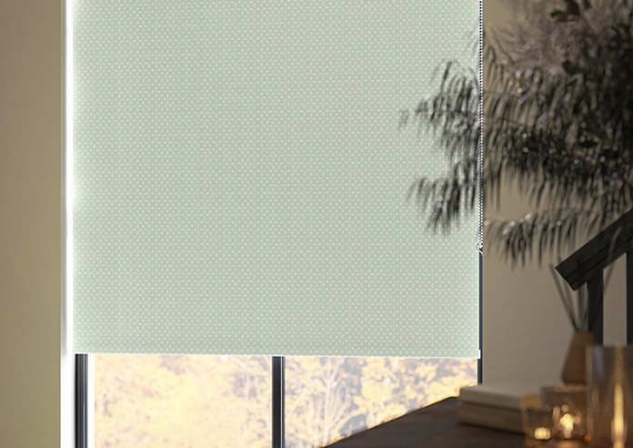 Diamond Tile, Springwood Green - Twist&Fit Roller Blind - Image 5
